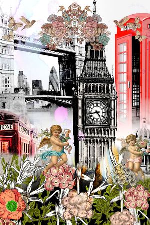 潮流时尚印花华亿平台图片