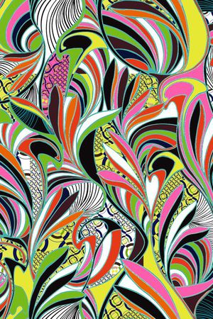 抽象 几何色块 花纹印花华亿平台图片