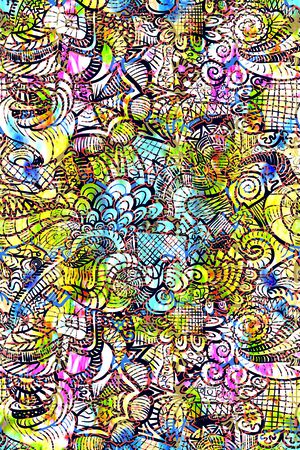 抽象印花华亿平台图片