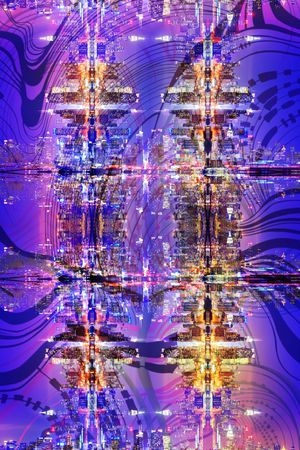 抽象印花华亿平台图片