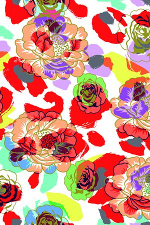 花朵印花华亿平台图片