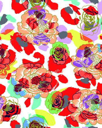 543992-时尚花朵笔刷