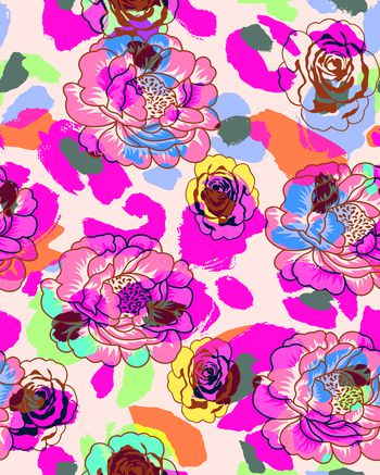 543994-时尚花朵笔刷