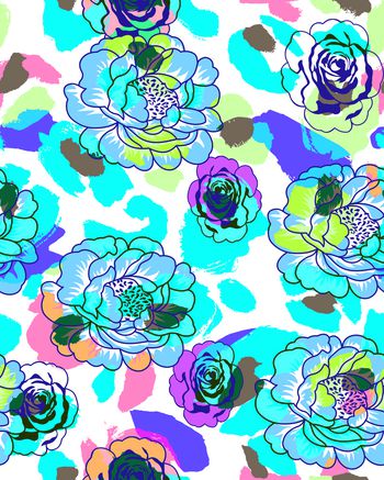 543996-时尚花朵笔刷