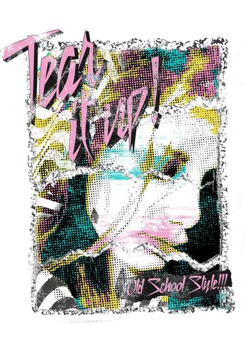 美人头印花华亿平台图片