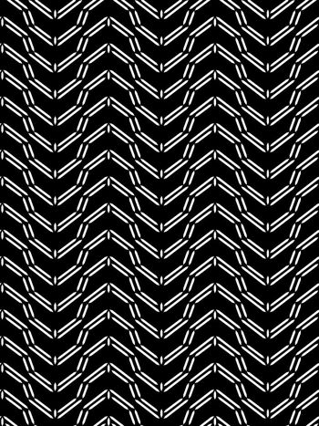 特别几何波浪花印花华亿平台图片