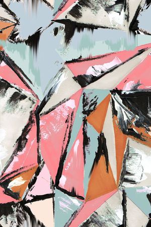 抽象印花华亿平台图片