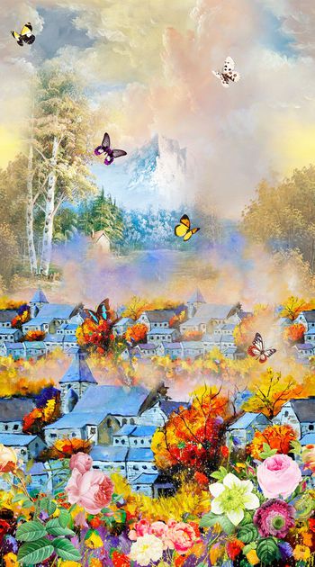 油画印花华亿平台图片