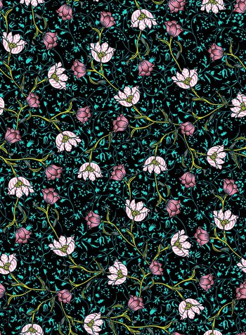 544105-复古小花纹