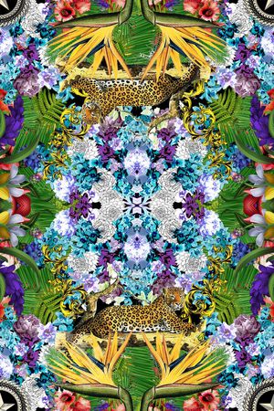 大牌女装 定位图案印花华亿平台图片