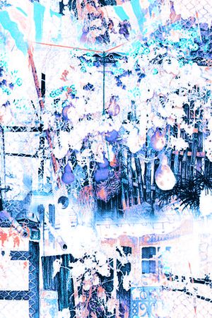 田园写意印花华亿平台图片