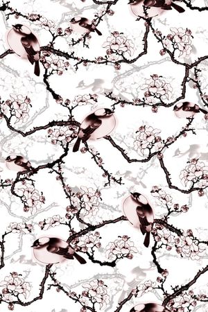 梅花印花华亿平台图片