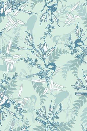 麻雀印花华亿平台图片