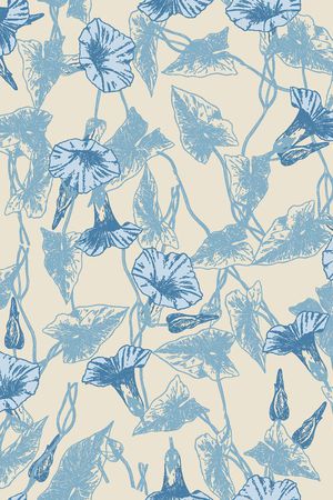 喇叭花印花华亿平台图片