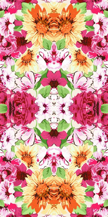 544292-时尚 优雅 花卉 油画 服装 家纺