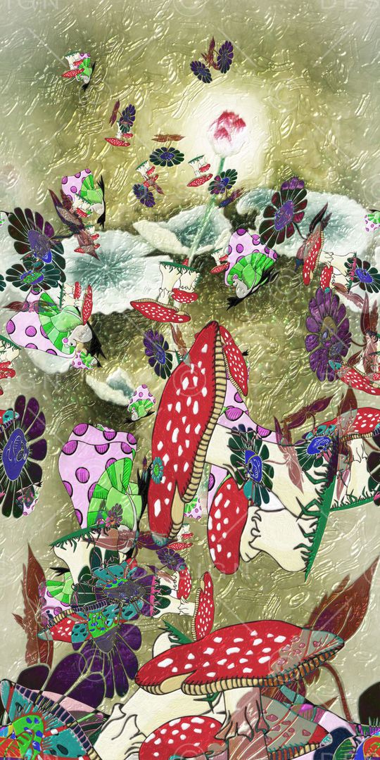 休闲风印花华亿平台图片