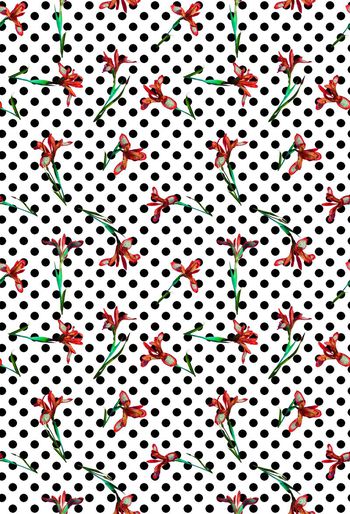 544401-时尚潮流  花卉 兰花 服装 家纺