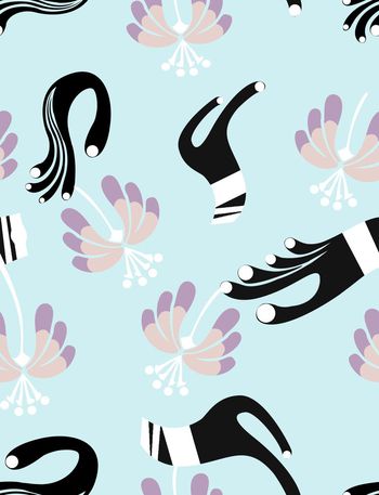 几何  抽象  色块印花华亿平台图片