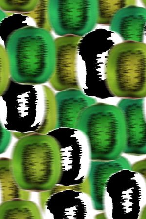 黑白水彩结合印花华亿平台图片