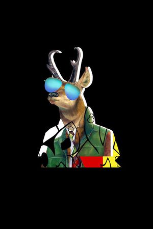 趣味男装图案印花华亿平台图片