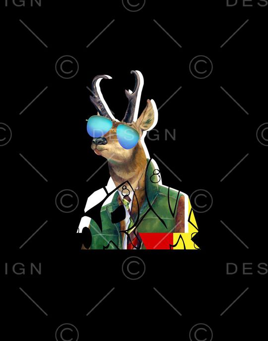 趣味男装图案印花华亿平台图片