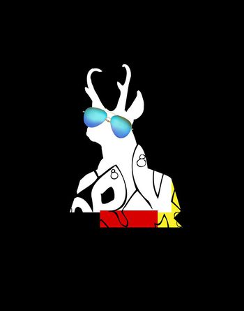 544444-主题 趣味动物头像    潮鹿先生