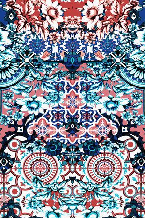 民族风情印花华亿平台图片