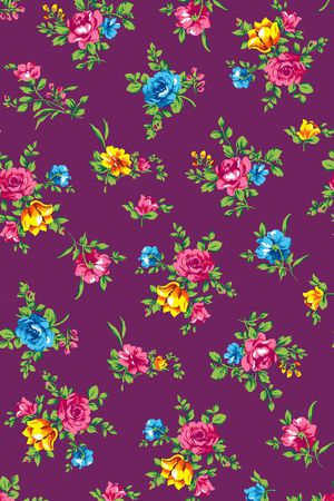 简约花卉印花华亿平台图片