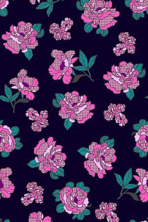 简约花卉印花华亿平台图片