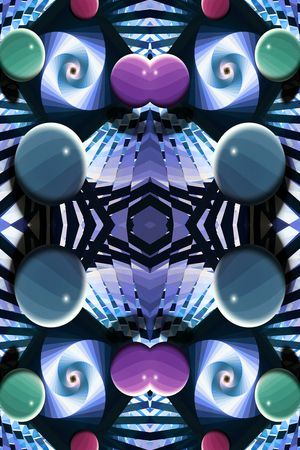 几何格子印花华亿平台图片