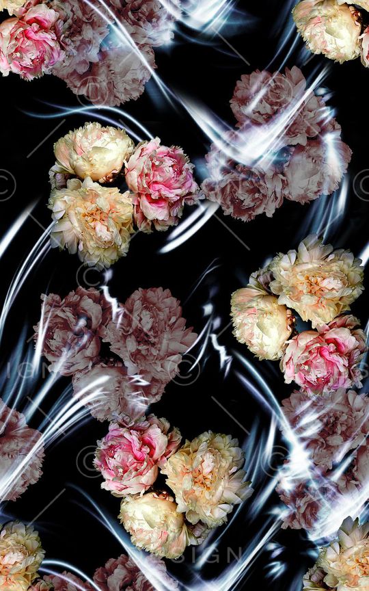 植物花卉印花华亿平台图片