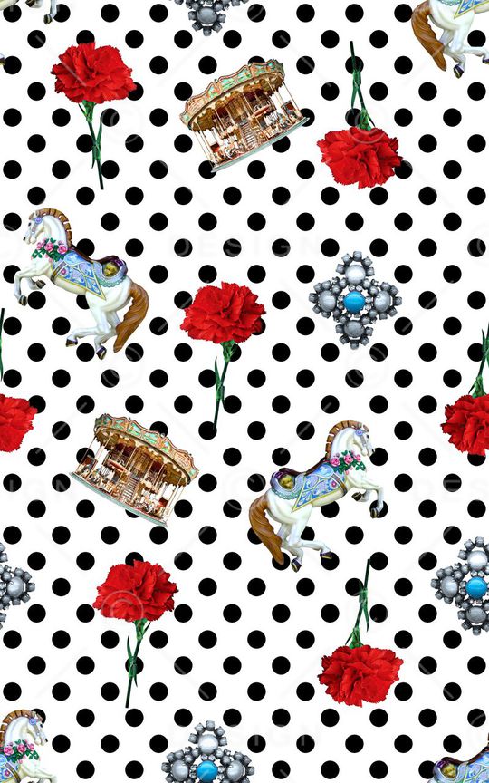 简约花卉印花华亿平台图片