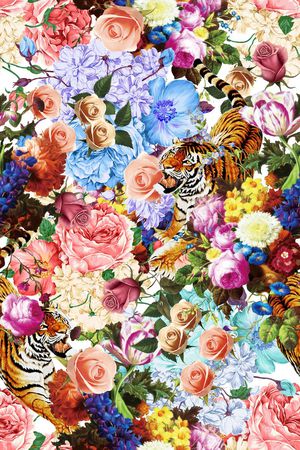 欧式宫廷风印花华亿平台图片