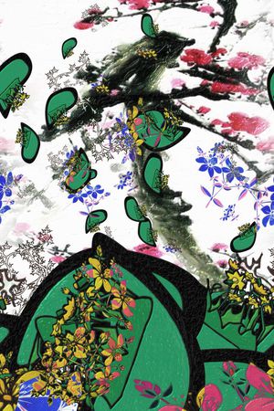 定位花印花华亿平台图片