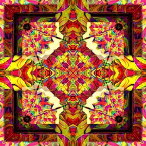 抽象印花华亿平台图片