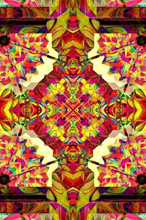 抽象印花华亿平台图片