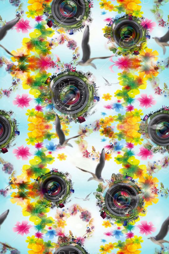 镜头印花华亿平台图片