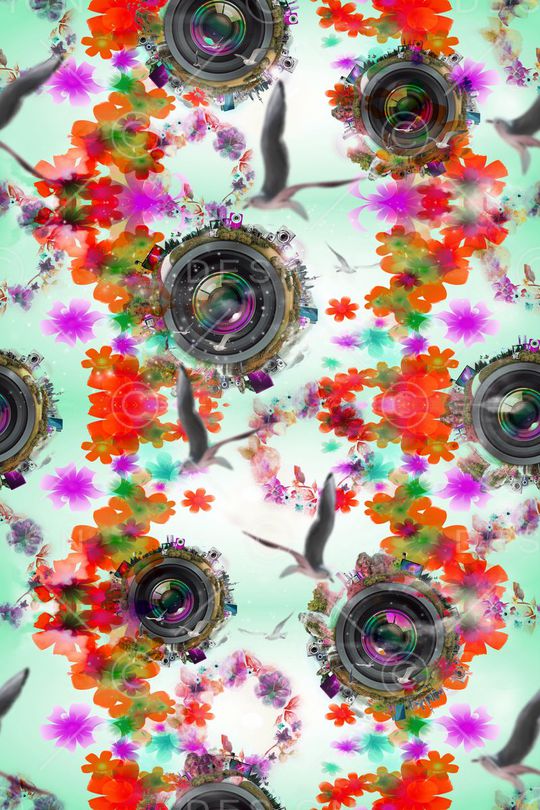 镜头印花华亿平台图片