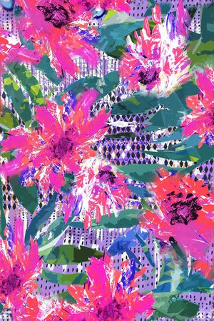 数码花印花华亿平台图片