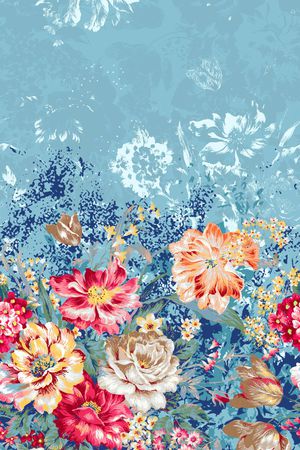 清新印花华亿平台图片