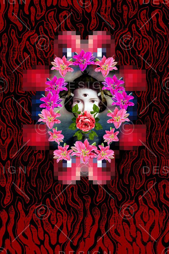 花卉花朵印花华亿平台图片