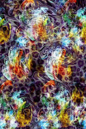 时尚流行印花华亿平台图片