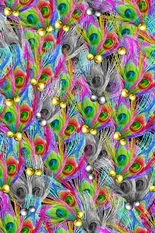 潮流时尚大牌印花华亿平台图片