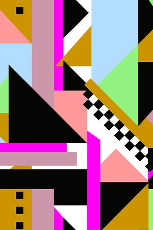 几何印花华亿平台图片