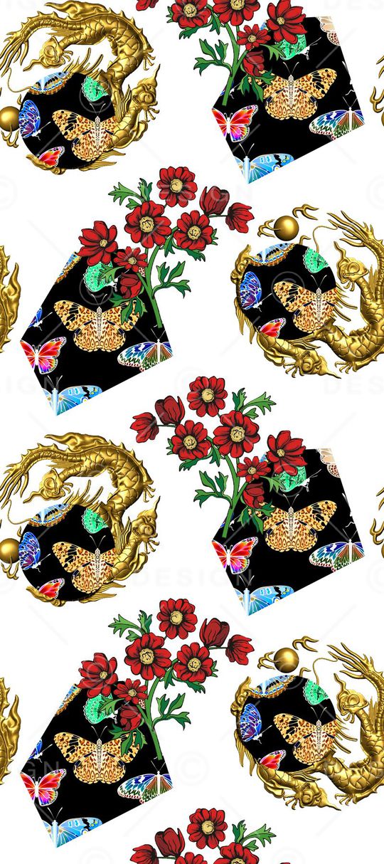 时尚潮流印花华亿平台图片