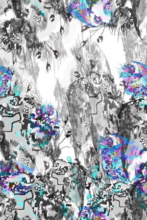 原创手绘印花华亿平台图片