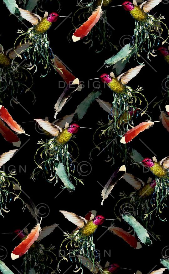 小鸟印花华亿平台图片