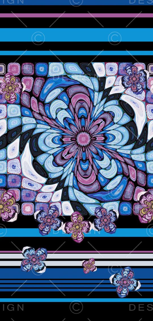 抽象印花华亿平台图片