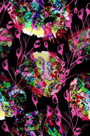 原创手绘印花华亿平台图片