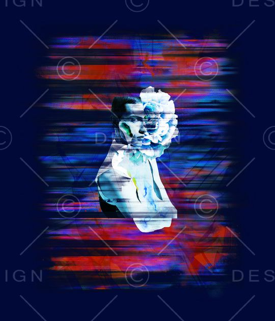 人物印花华亿平台图片